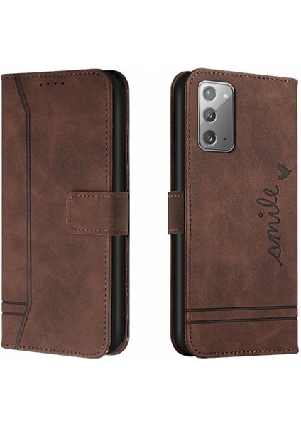 Samsung Galaxy Not 20 Için Telefon Kılıfı El Kayışı Kart Yuvaları Kapak Manyetik (Yurt Dışından) indirimleri