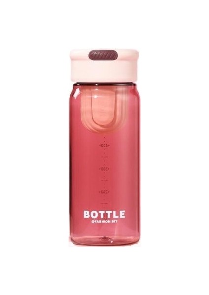 650ML Taşınabilir Su Matarası - Kırmızı (Yurt Dışından)