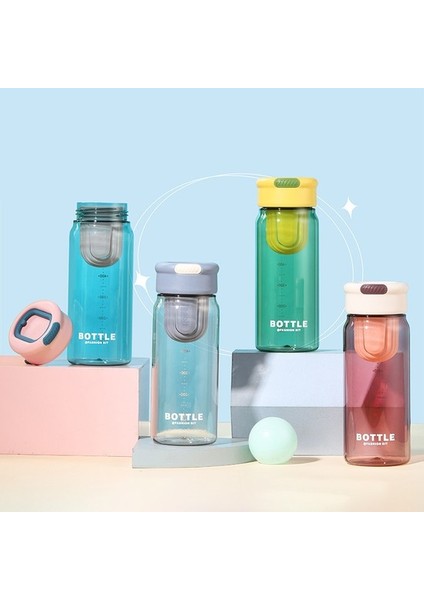 650ML Taşınabilir Su Matarası - Kırmızı (Yurt Dışından)