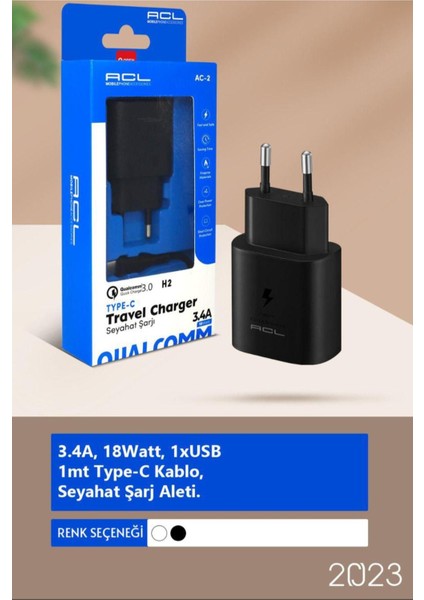 H2 Type-C Fast Sarj Aleti