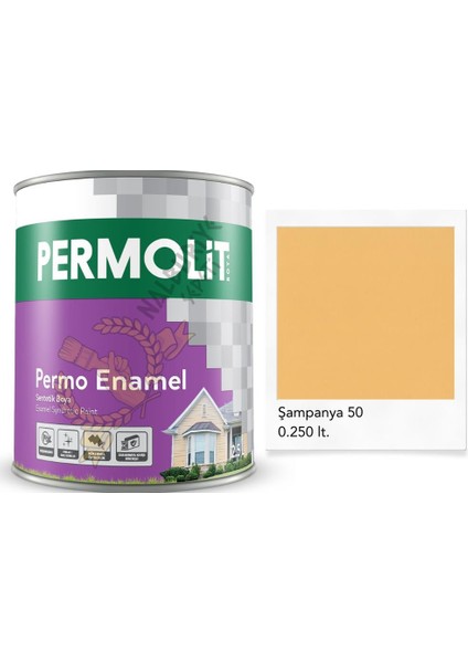 Enamel Sentetik Yağlı Boya Şampanya 0.250 Lt.