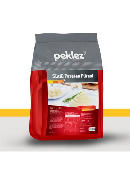 Sütlü Patates Püresi Leziz 2 kg