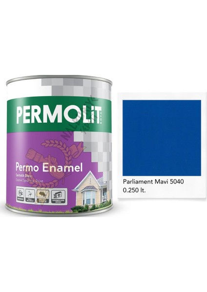 Enamel Sentetik Yağlı Boya Parliament Mavi 0.250 Lt.