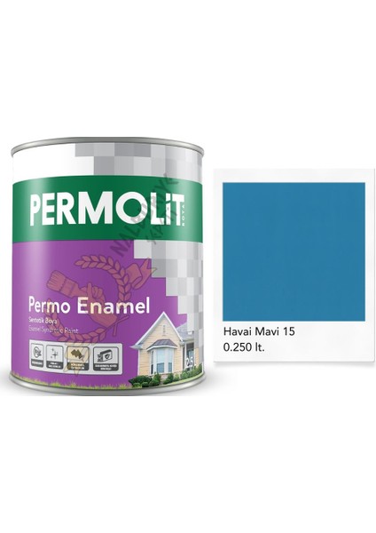 Enamel Sentetik Yağlı Boya Havai Mavi 0.250 Lt.