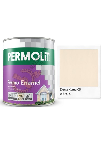 Enamel Sentetik Yağlı Boya Deniz Kumu 0.375 Lt.