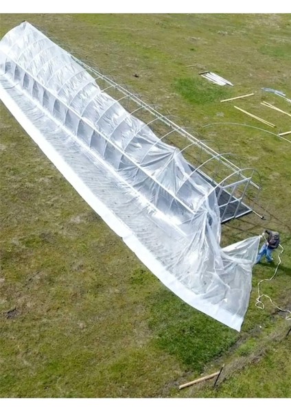 3X200 Mt, 12 Ay, Uv KATKILI,200 Mikron Şeffaf, Su Geçirmez Naylon Örtü fırsatları