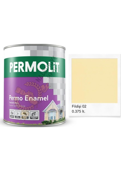 Enamel Sentetik Yağlı Boya Fildişi 0.375 Lt.