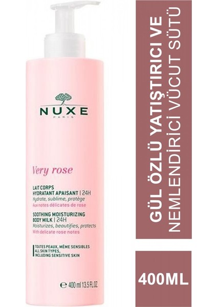 Very Rose Soothing Moisturizing Body Milk 400 ml