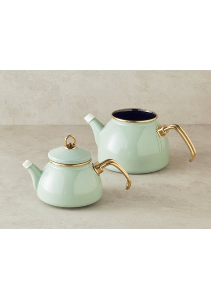 Perro Emaye Çaydanlık Açık Mint fiyatları