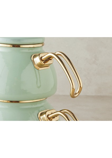 Perro Emaye Çaydanlık Açık Mint fırsatları