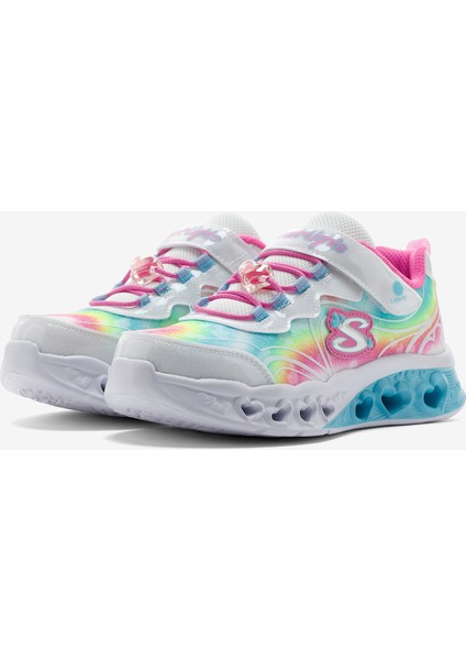 Flutter Heart Lights - Groovy Büyük Kız Çocuk Beyaz Işıklı Spor Ayakkabı 303253L Wmlt