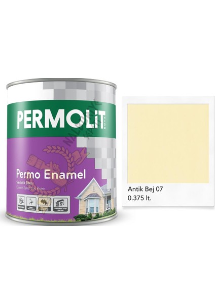 Enamel Sentetik Yağlı Boya Antik Bej 0.375 Lt.