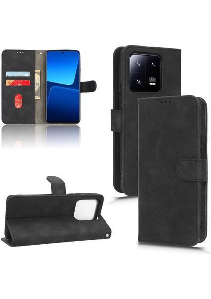 Kart Tutucu Kickstand ile Xiaomi 13 Pro Koruyucu Kapak Için Kılıf Tam (Yurt Dışından)