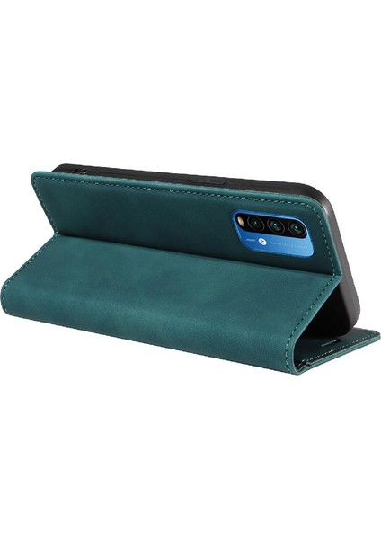 Xiaomi Redmi Not 9 Için Kılıf Pu Deri Folio Cüzdan Koruyucu Manyetik (Yurt Dışından) modelleri
