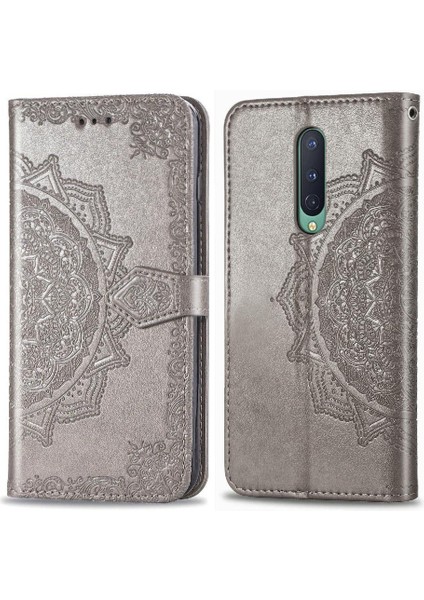 Oneplus 8 Için Kılıf Darbeye Kapak Kapak Basit Iş Deri Kılıf (Yurt Dışından)