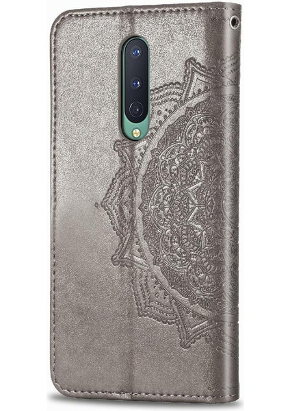 Oneplus 8 Için Kılıf Darbeye Kapak Kapak Basit Iş Deri Kılıf (Yurt Dışından)