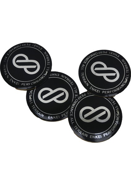 Jant Göbek Arma Enkei Sticker 4'lü Set