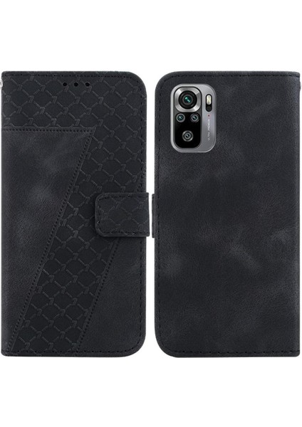 Telefon Kılıfı Için Xiaomi Redmi Not 10 4G/10S Kart Yuvası Fonksiyonu Flip Folio (Yurt Dışından)