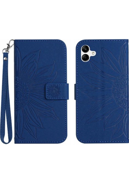 Samsung Galaxy A04E Lüks Pu Deri Flip Cüzdan Telefon Kılıfı ile (Yurt Dışından)