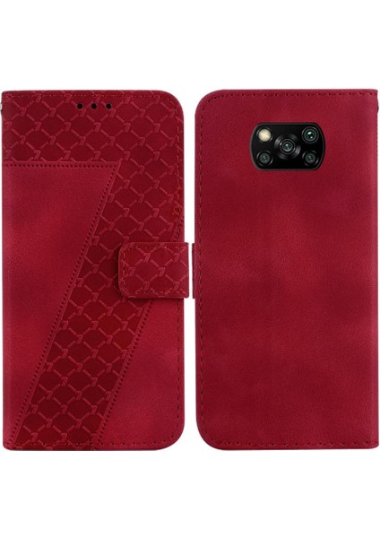 Xiaomi Poco X3/pro/nfc Kabartmalı Desen Kart Yuvası Fonksiyonu Için Telefon Kılıfı (Yurt Dışından)