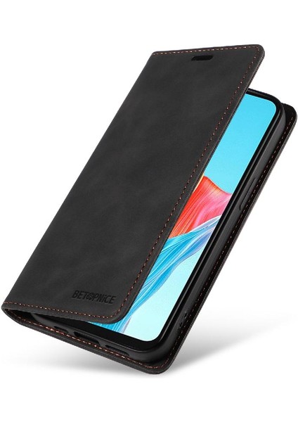 Oppo A38 4g Pu Deri Manyetik Koruyucu Folyo Cüzdan Için Kılıf (Yurt Dışından)