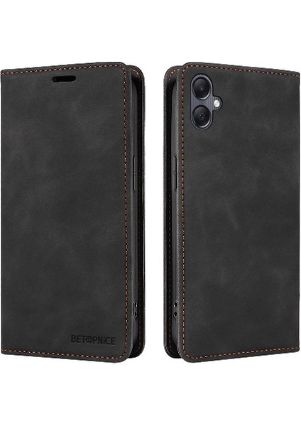 Samsung Galaxy A05 Manyetik Pu Deri Folio Cüzdan Koruyucu Kılıf (Yurt Dışından)