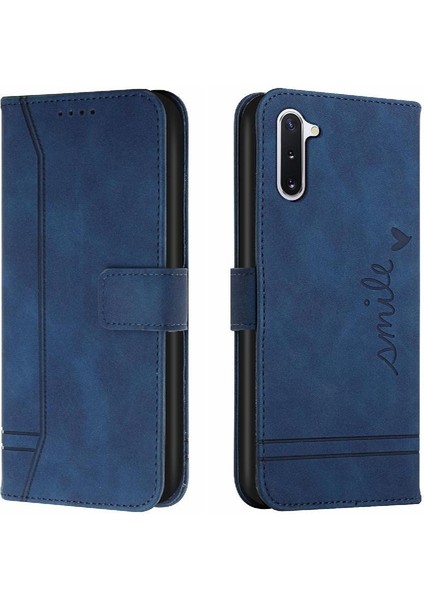 Samsung Galaxy Not 10 Için Telefon Kılıfı El Kayışı Flip Folio Cüzdan Kart Pu (Yurt Dışından)