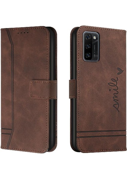 Blackview A100 Manyetik Kapatma Flip Folio Cüzdan El Kartı Için Telefon Kılıfı (Yurt Dışından)