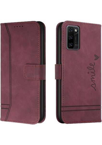 Blackview A100 Manyetik Kapatma Flip Folio Cüzdan El Kartı Için Telefon Kılıfı (Yurt Dışından)