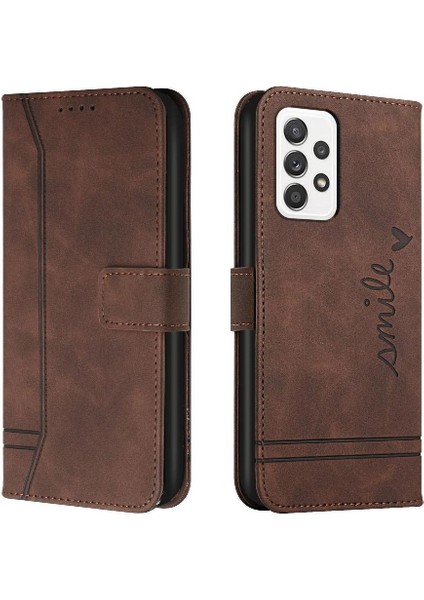 Telefon Kılıfı Için Samsung Galaxy A23 4g/5g Flip Folio Cüzdan El Kayışı Kart (Yurt Dışından)