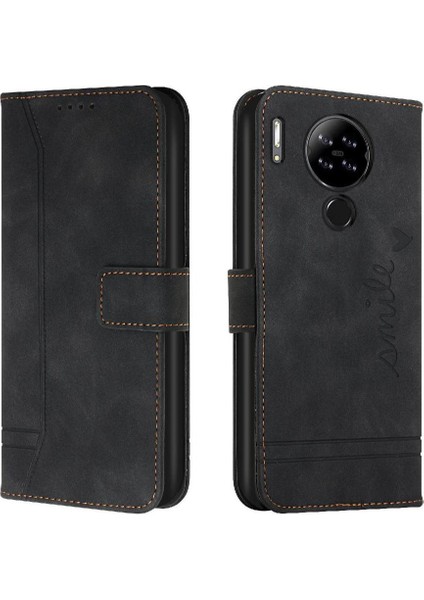 Blackview A80 Kart Yuvaları Kapak Flip Için Telefon Kılıfı Folio Cüzdan Pu Deri (Yurt Dışından)