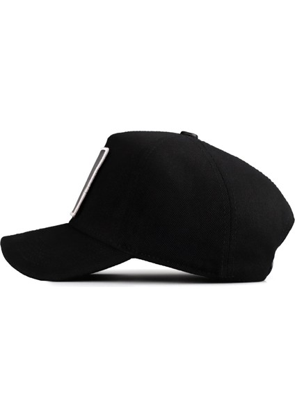 V1 Baseball 7 Numara - 5sb Kod Logolu Unisex Siyah Şapka (Cap) fırsatları