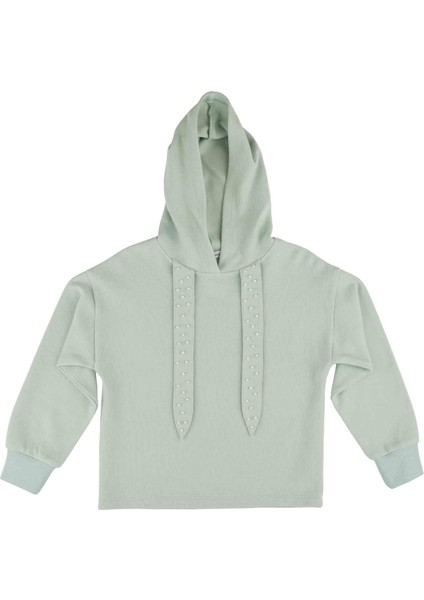 Kız Çocuk Süs Ipli Kapüşonlu Sweatshirt fiyatları