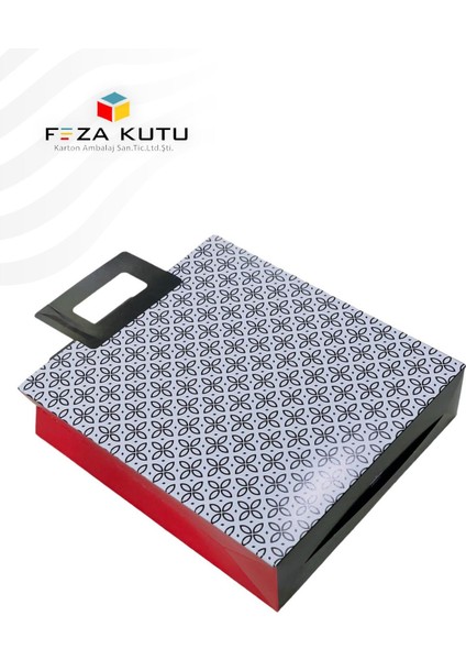 Karton Çanta Saplı Karton Çanta Kraft Çanta Karton Poşet Saplı Karton Çanta Kraft (10 Adet) 7X26X29