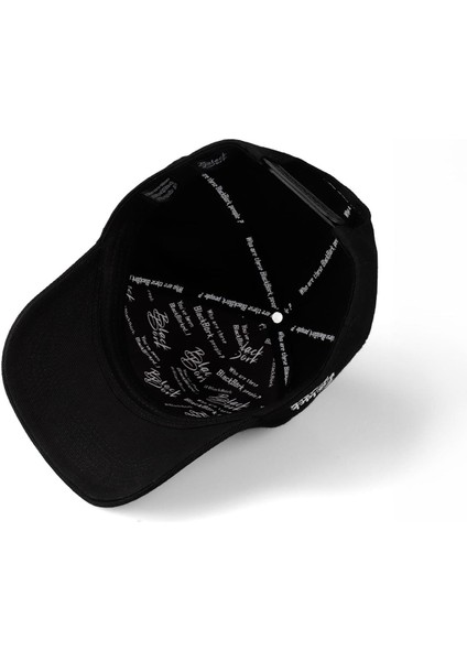 BlackBörk V1 Baseball Kartal - 4 Kod Logolu Unisex Siyah Şapka (Cap)