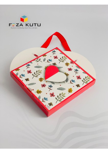 Çikolata Kutusu Hediye Kutusu Kalpli Kutu Sevgililer Günü Kutusu Pasta Kutusu Hediyelik Kutu 10 Adet fırsatları