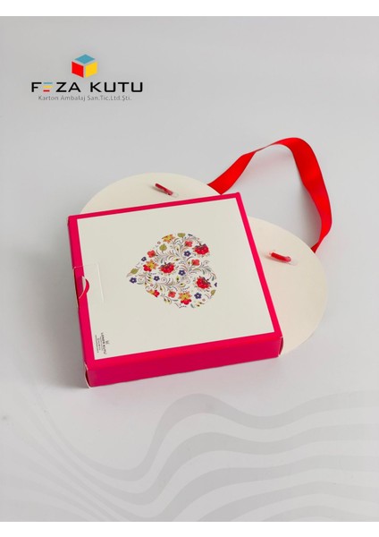 Çikolata Kutusu Hediye Kutusu Kalpli Kutu Sevgililer Günü Kutusu Pasta Kutusu Hediyelik Kutu 10 Adet fırsatları