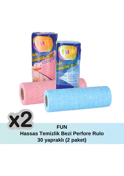 Hassas Temizlik Bezi 30 Yaprak - Sarı Renk - 2'li