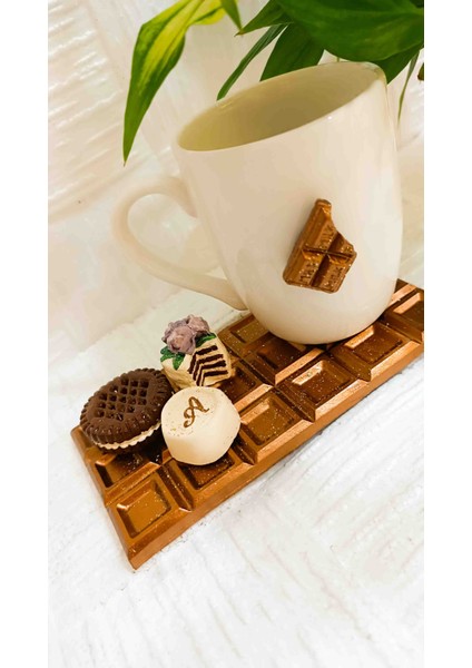 Çikolata Altlıklı Kahve Fincanı,sunumluk,hediyelik modelleri