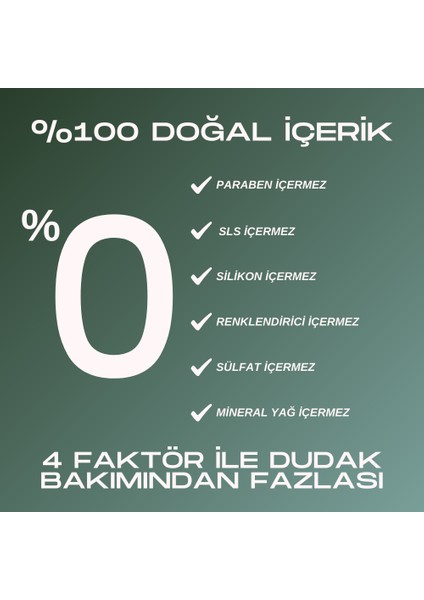 Lip Balm Dudak Bakım Kremi - Avokado & Shea Yağı Vazelin - Onarıcı & Nemlendirici Krem 25ml fırsatları