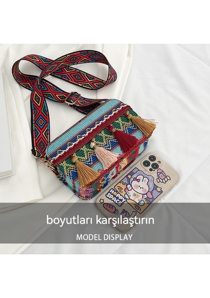 Abay Yeni Moda Rahat Etnik Tarzı Omuz Çantası (Yurt Dışından)