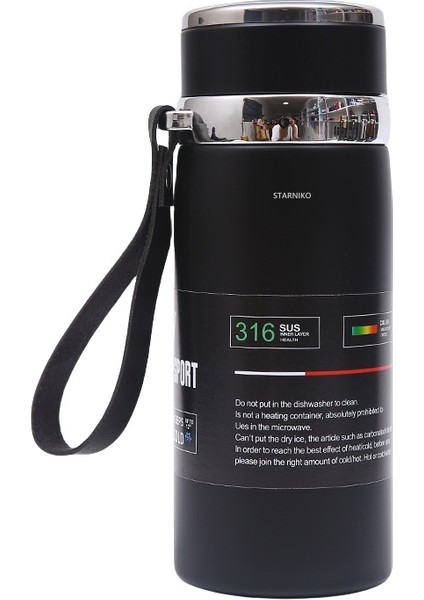 Spor Askılı Termos Şişesi 0,8l (Yurt Dışından)