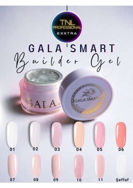 Gala Smart Protez Tırnak Jeli No: 10 Builder Fluid Gel Akışkan Kıvam 30 gr Jel fiyatları