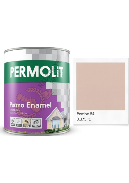 Enamel Sentetik Yağlı Boya Pembe 0.375 Lt.