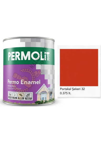 Enamel Sentetik Yağlı Boya Portakal Turuncu 0.375 Lt.