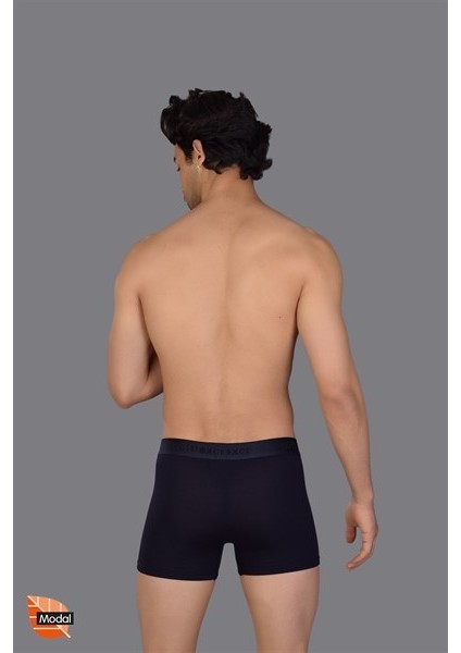 1108 Erkek Modal Boxer Lacivert