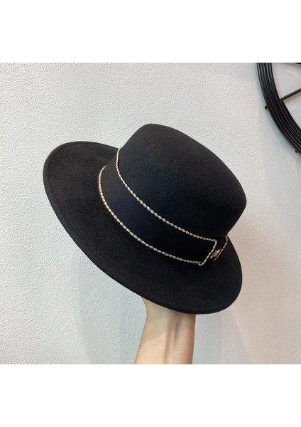 Kadın Sonbahar ve Kış Retro Yün Düz Şapka (Yurt Dışından) fiyatları