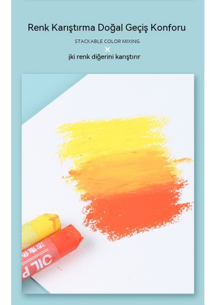 Gıorgıone 36 Renkli Ağır Renkli Süper Yumuşak Yağlı Pastel (Yurt Dışından) modelleri