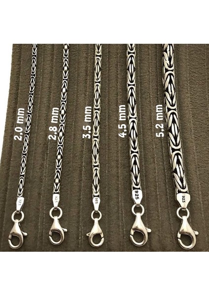 Gümüş Erkek Bileklik Yuvarlak Kral Model 6mm 28.5gr msb06 fırsatları