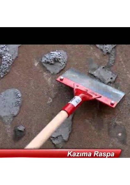 Kazıma Sıyırma Raspası Metal Saplı Çelik 30 cm Spatula Inşaat Duvar Harç Parke Zemin Temizlleme